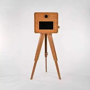 Unieke houten photobooth voor sfeervolle evenementen te huur